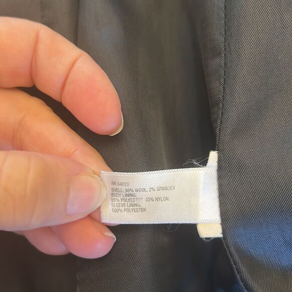 Gap deep navy button front blazer Size 6 EUC - Picture 9 of 12